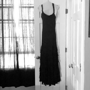 Black floor length gown